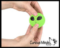 1 Alien Sugar Ball - Thick Glue/Gel Stretch Ball - Squishy