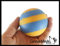 1 Boxed 2.5" Striped Doh Filled Stress Ball - Glob Balls
