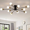 10 Bulbs Sputnik Dining Room Chandelier Canva Home
