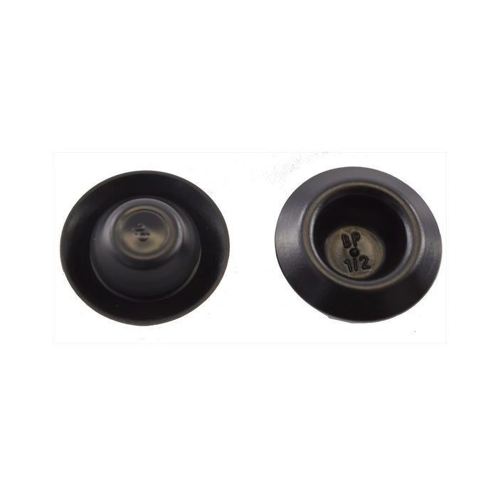 1/2" Black Recessed Head Hole Plugs