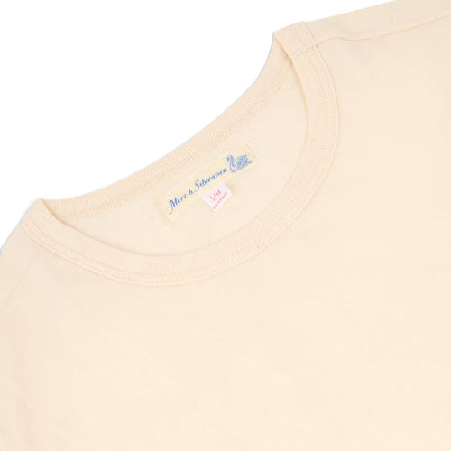 1950s Loopwheeled Classic Fit Lightweight T-Shirt - Nature