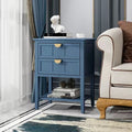 2 Drawers Living Room End Table Canva Home
