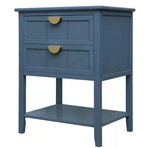 2 Drawers Living Room End Table Canva Home