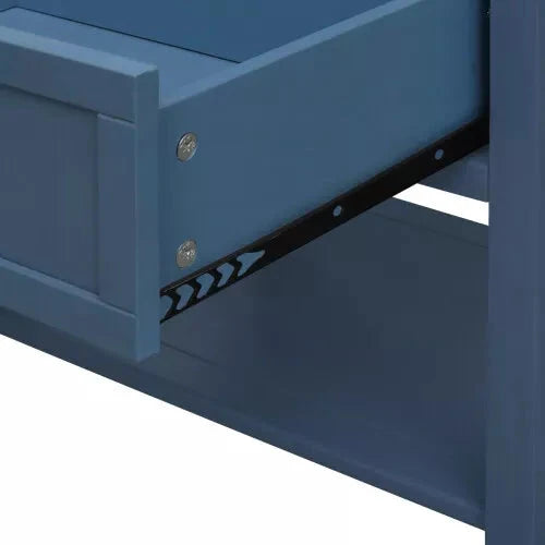 2 Drawers Living Room End Table Canva Home