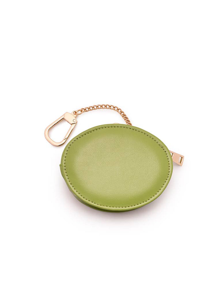 2-in-1 Bag Charm & Reusable Shopper Bag - Green Olive