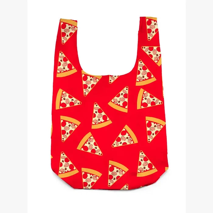 2-in-1 Bag Charm & Reusable Shopper Bag - Pizza Slice