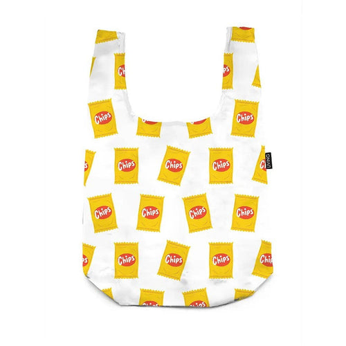2-in-1 Bag Charm & Reusable Shopper Bag - Potato Chips