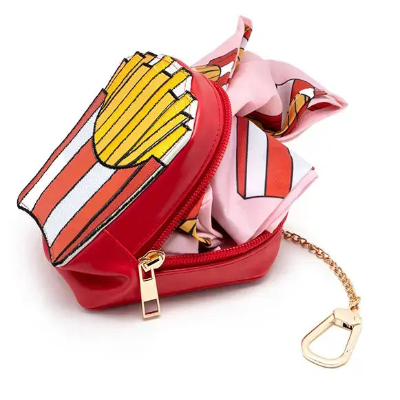 2-in-1 Bag Charm & Reusable Shopper Bag - Ripe Red Tomato