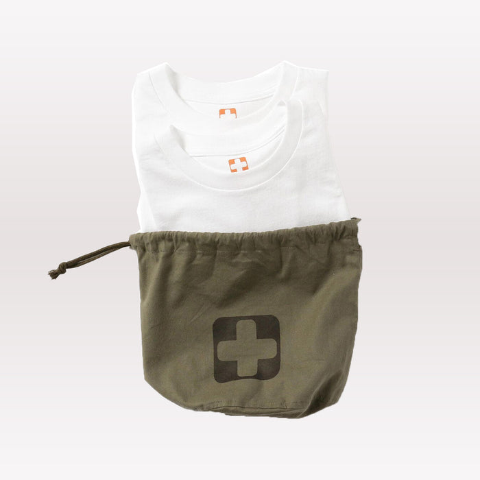 2 Pack Pocket Tee - White