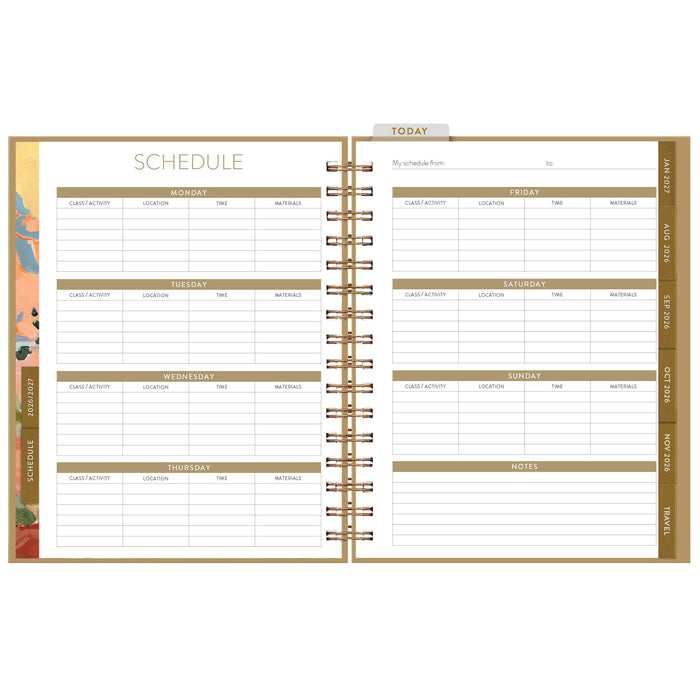 2026-2027 Shadow Rocks Seedlings 17 Month Planner