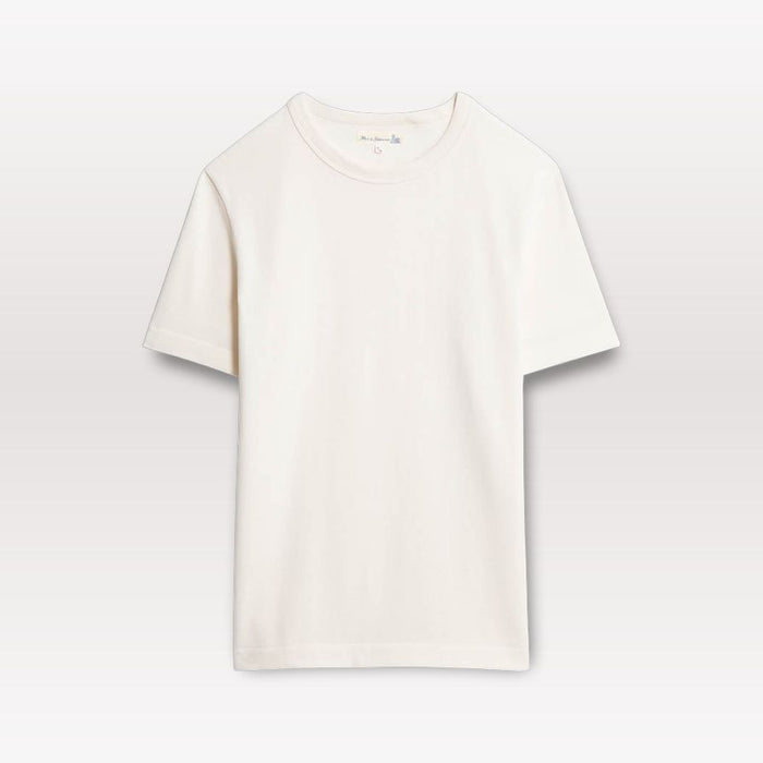 214 Loopwheeled Relaxed Fit Midweight T Shirt - Nature