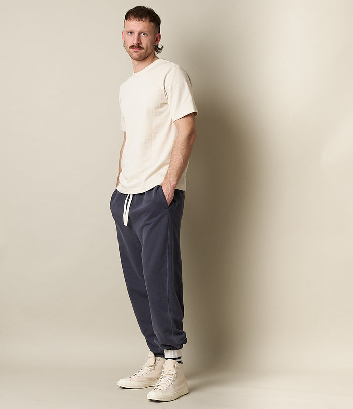 214 Loopwheeled Relaxed Fit Midweight T Shirt - Nature