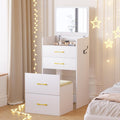 3 in 1 Vanity Desk with Flip Top Mirror - Canva Home
