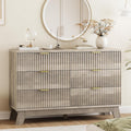 48" Wide Modern Chest of Drawers with Metal Handle - Canva Home