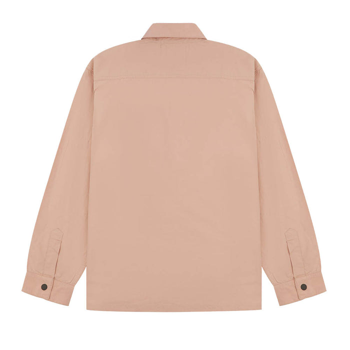 6001 Lightweight Buttoned Overshirt - Dusty Pink