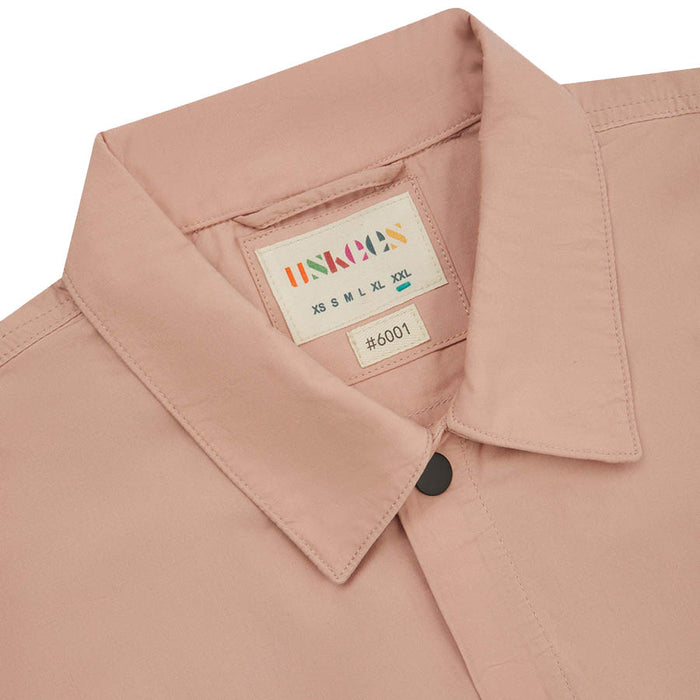 6001 Lightweight Buttoned Overshirt - Dusty Pink
