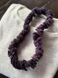 Knitworks Knitted Necklace Eggplant