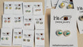 A129 Pearl with Moustache Earring Assortment Pack of 12