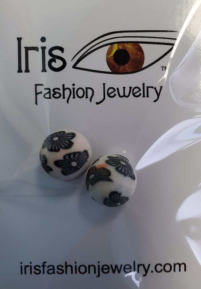 A43 Polymer Clay Marble Look Earring Assortment Pack of 12