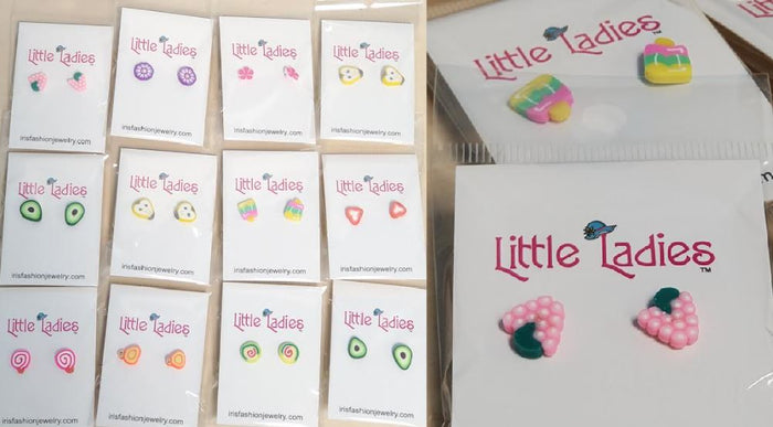 A52 Little Ladies Festive Foods Assortment Earring Pack of 12