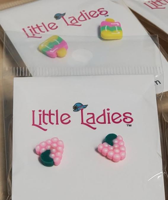 A52 Little Ladies Festive Foods Assortment Earring Pack of 12