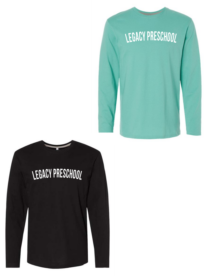 Adult Long Sleeve Preschool Tee