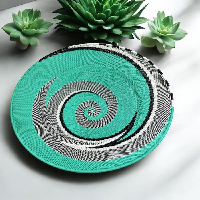 African Waves X Large Custom Made African Wire Bow