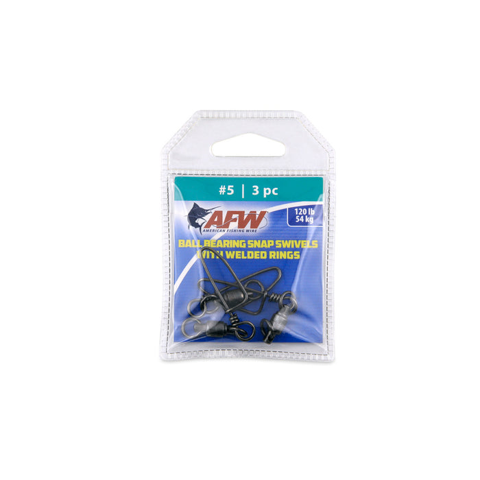 afw-solid-brass-ball-bearing-snap-swivels-with-double-welded-rings-5-120lb-3-pack