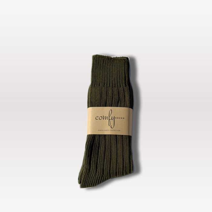 Alfred Knitted Socks - Dark Green