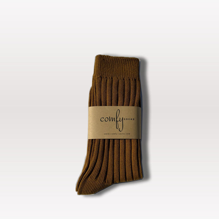 Alfred Knitted Socks - Mustard