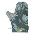 Alove Supreme Single Oven Glove Protea (Blue on Gunmetal)