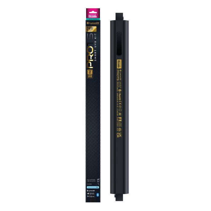 Arcadia LumenIZE Pro T5 UVB Kit, D3+ Dragon, 14% UV-B