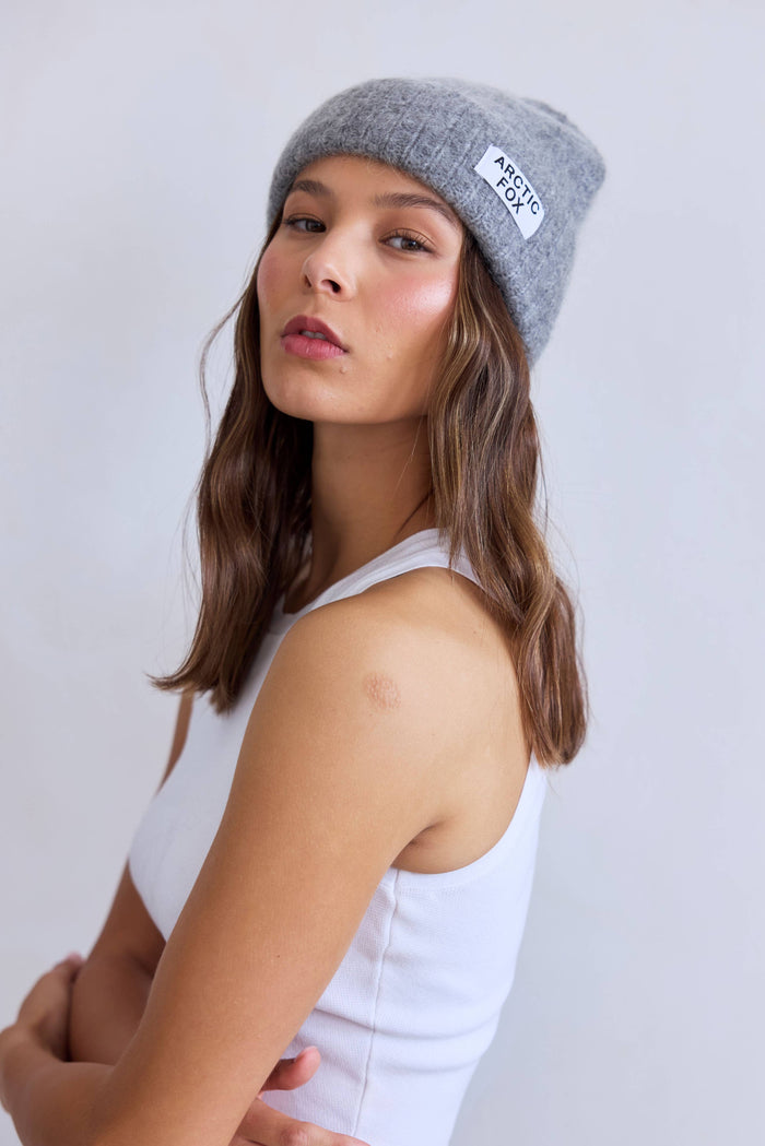 Arctic Fox & Co. - North America - The Mohair Beanie - Arctic Grey