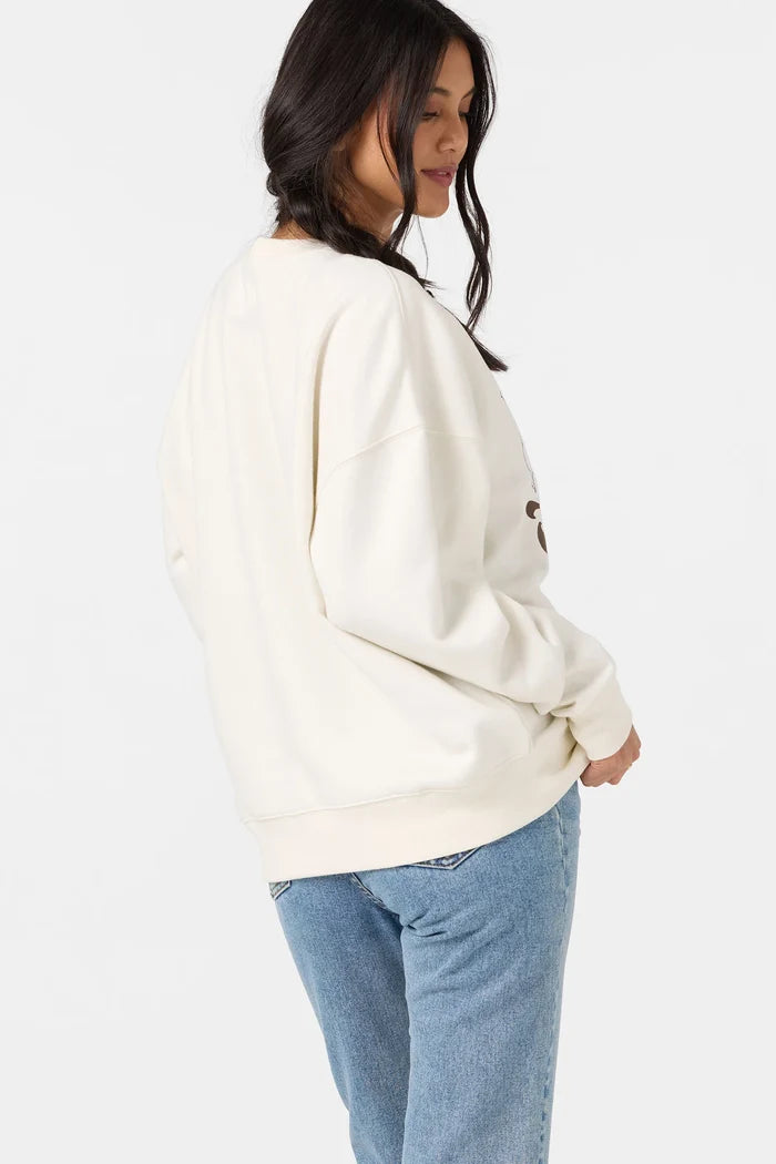 Ariah Hawaii Oversized Crew Neck Fleece O'neill