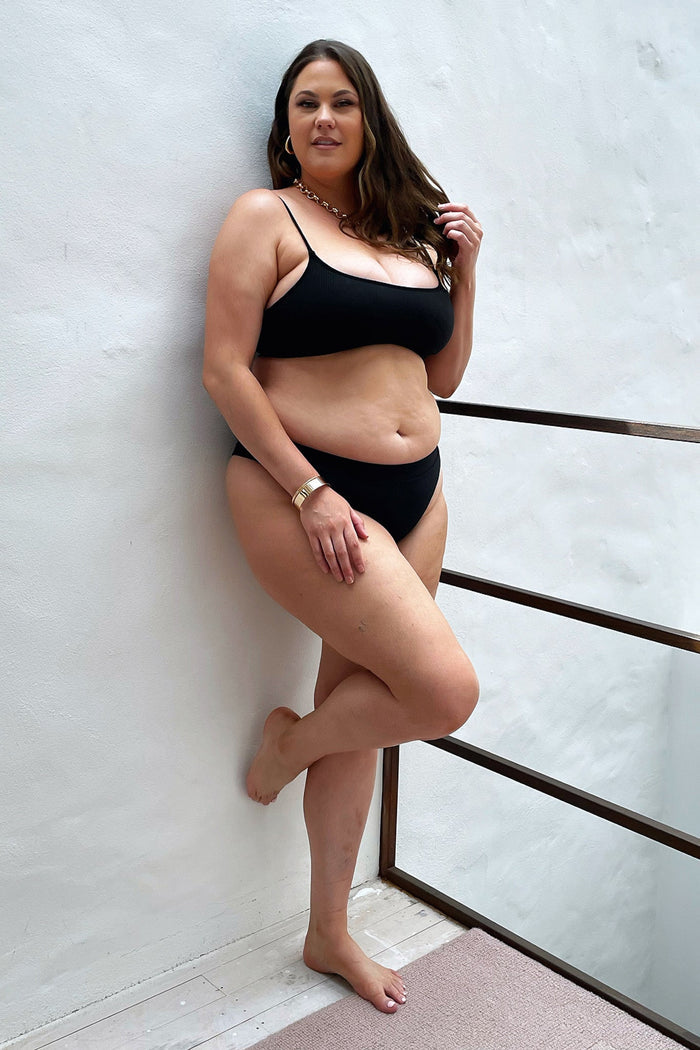 Ash Bikini Top - Black