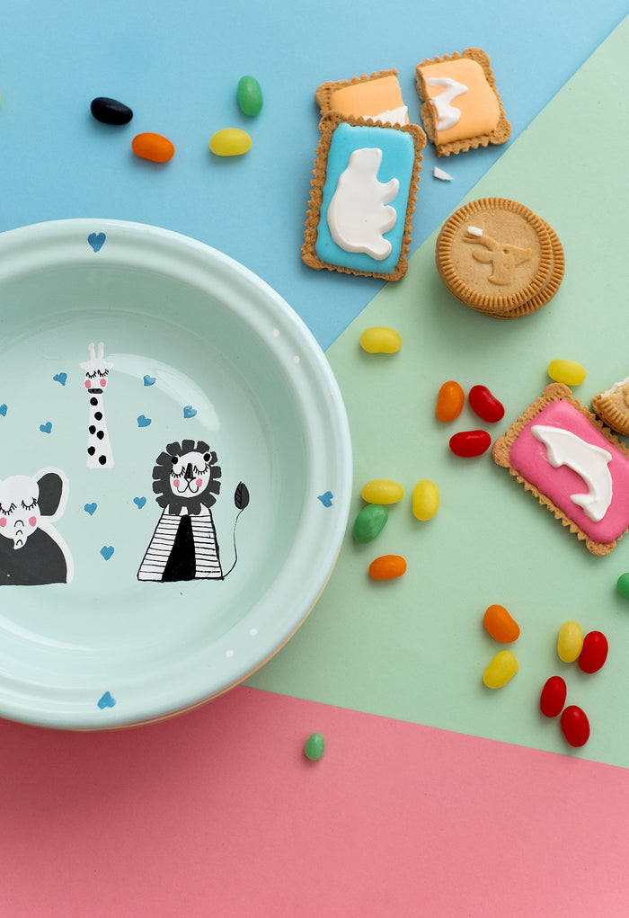 Baby Neo Safari Enamel Bowl
