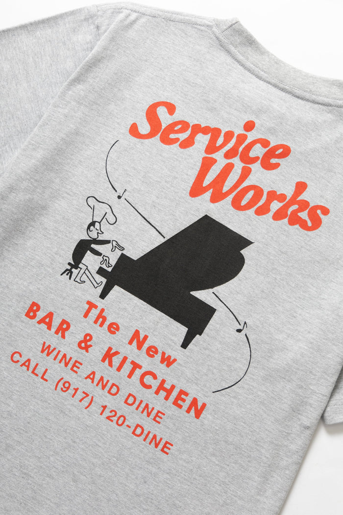 Bar & Kitchen Tee - Heather Grey