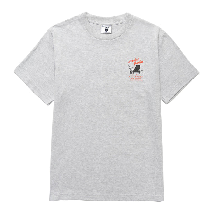 Bar & Kitchen Tee - Heather Grey