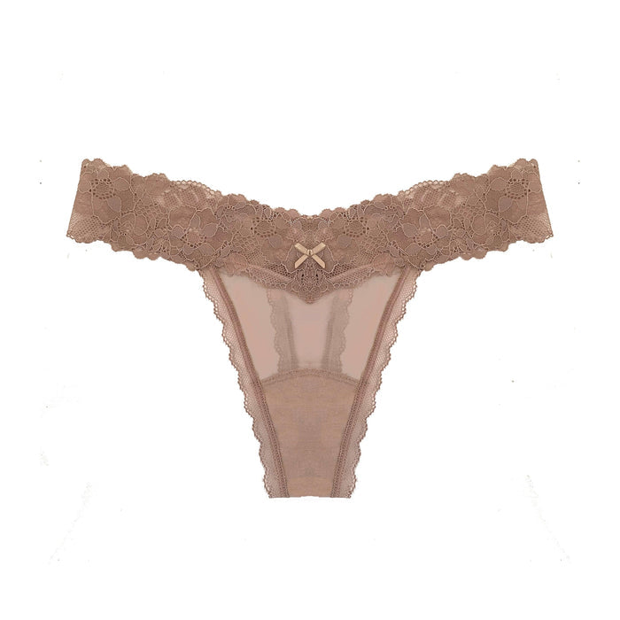 Barely There Thong in Raw Cacao - Takkleberry
