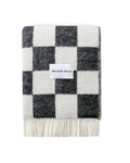 Blanket CHECKERBOARD Black / White 4.25 x 6.5ft