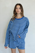 Blue Combo Malia Long Sleeve