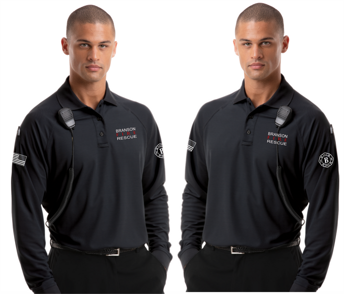 Blue Generation Long Sleeve Polo without IAFF