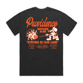 Bowling Club Tee - Washed Black / Orange