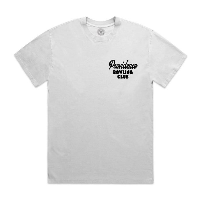 Bowling Club Tee - Washed White / Black