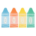 BTS1237 - Crayon Shaped Dinner Napkin Set