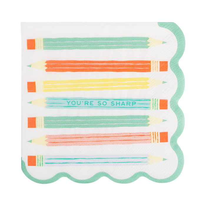 BTS1239 - Pencil Cocktail Napkin