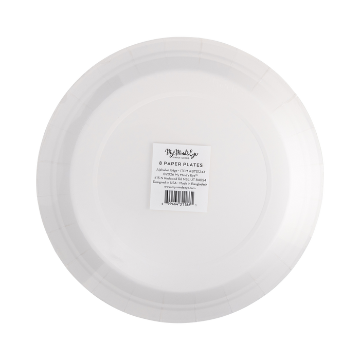 BTS1243 - Alphabet Plate
