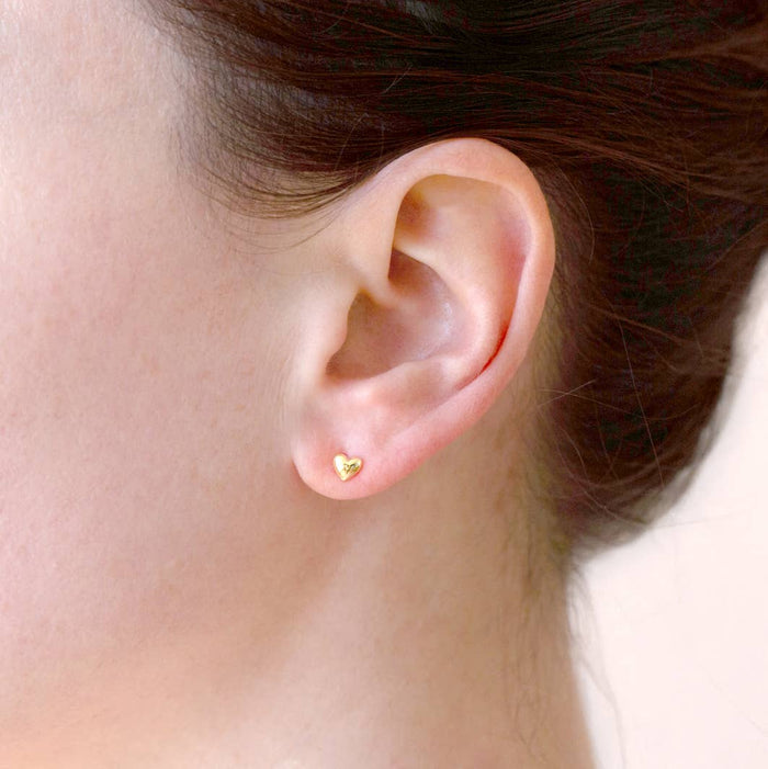 Bubble Heart Studs | Valentine's Day