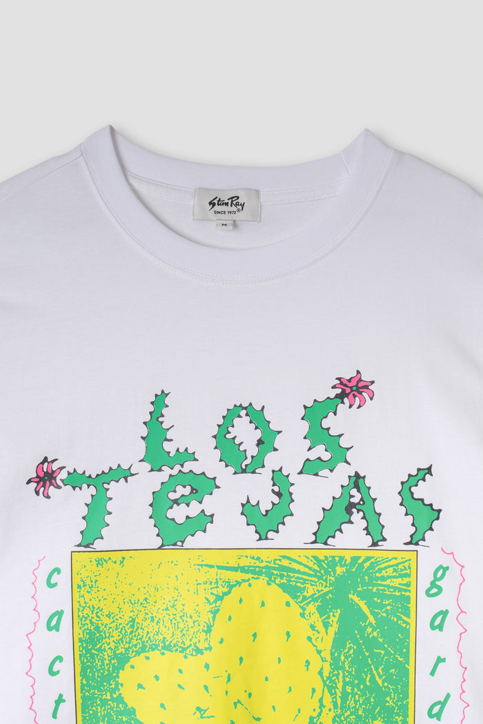 Cactus Garden Tee - White