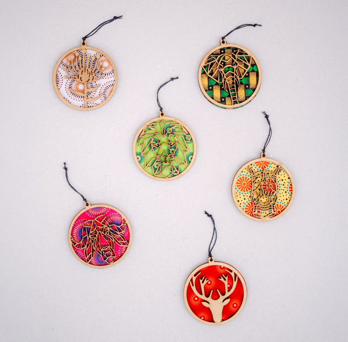 Cape Laser Cut Christmas Bauble Decoration